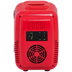 Mini frigo portatile elettrico - 4 L - rosso