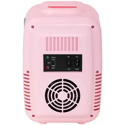 Mini refrigerador - 4 L - rosa