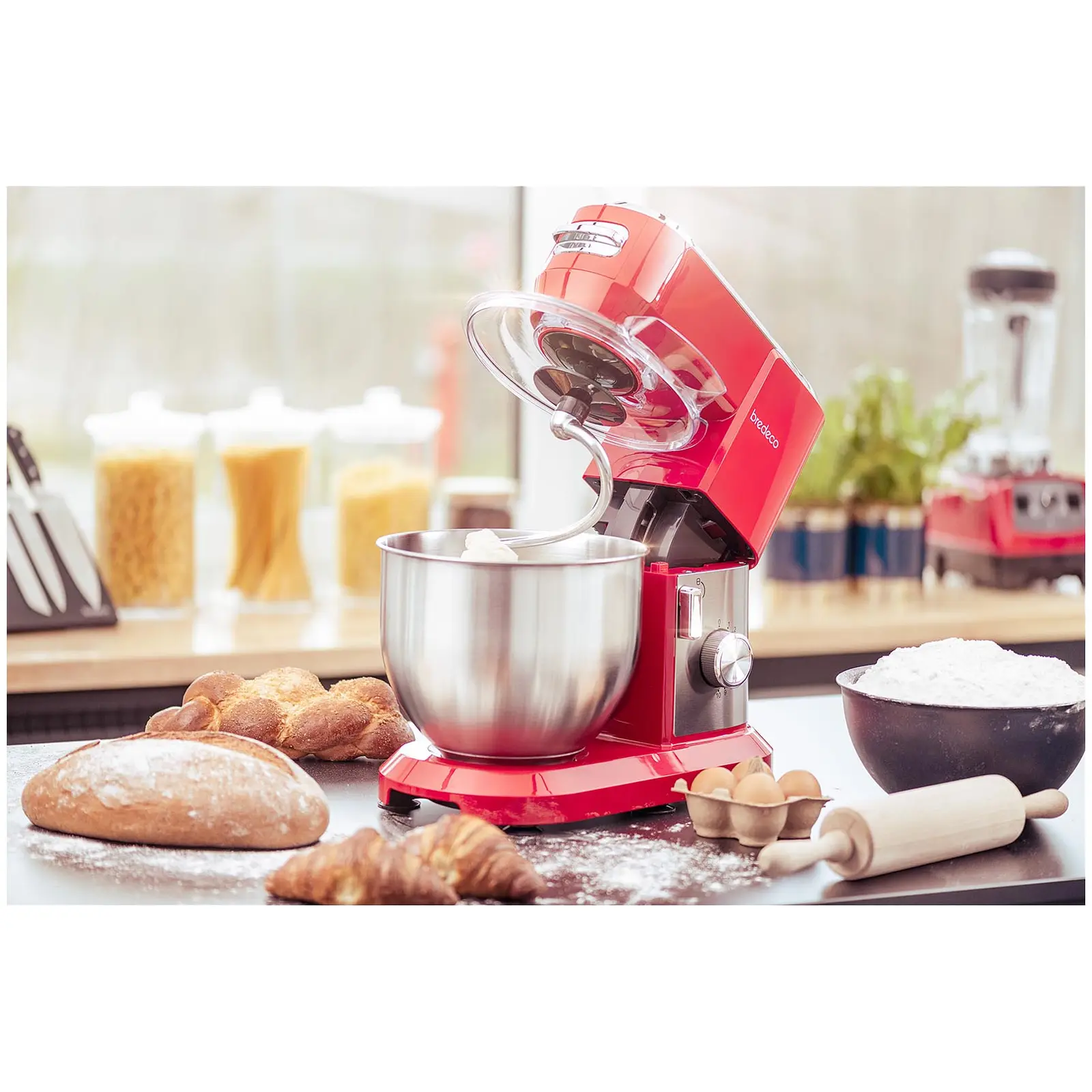 Stand Mixer - 1300 W - red