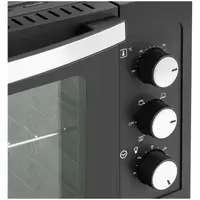 Mini forno - 1600 W - 30 l - temporizador - 5 configurações