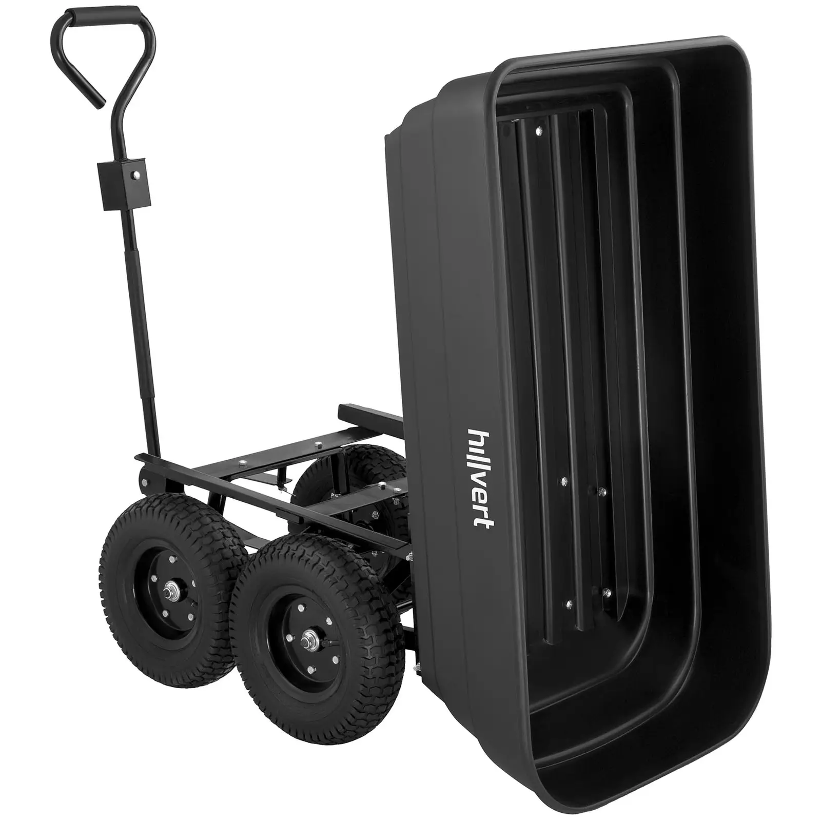 Градинска самосвална количка - 350 кг - накланяща се - 125 л
