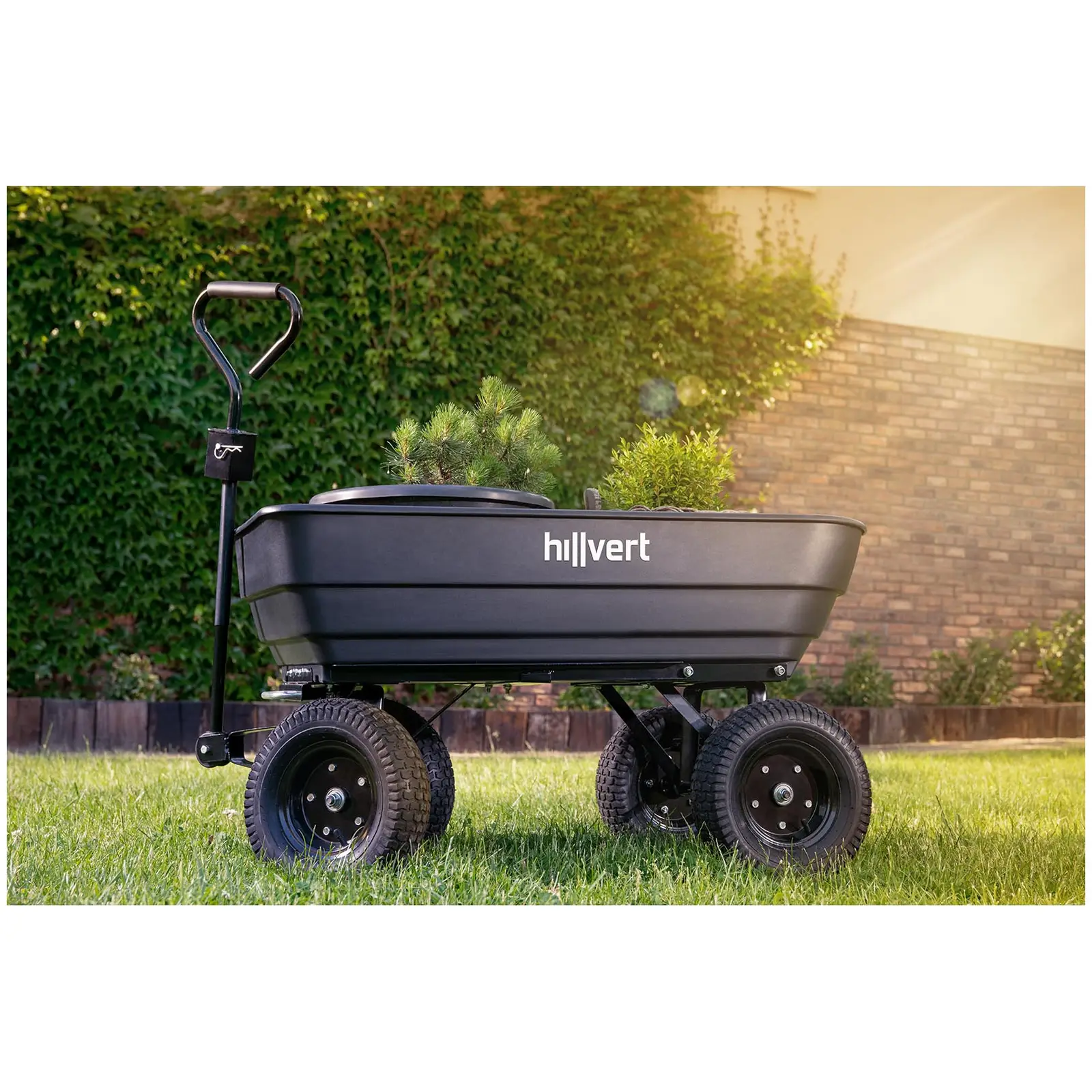 Gartenwagen - 350 kg - kippbar - 125 L