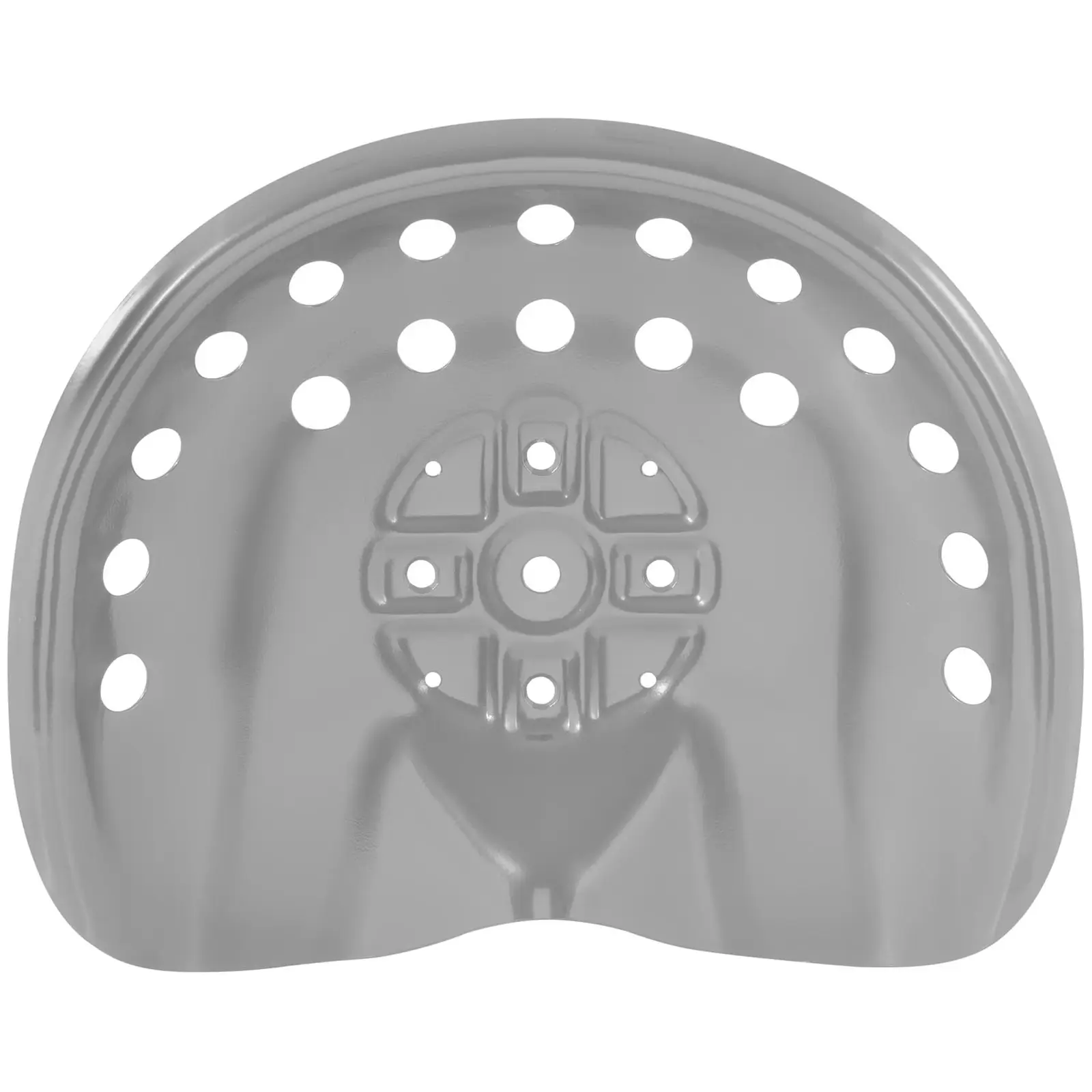 Tractor Seat Pan - 44x34 cm - spătar - argintiu (Tetiera: Nu)