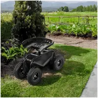Garden Seat with Wheels - 150 kg
