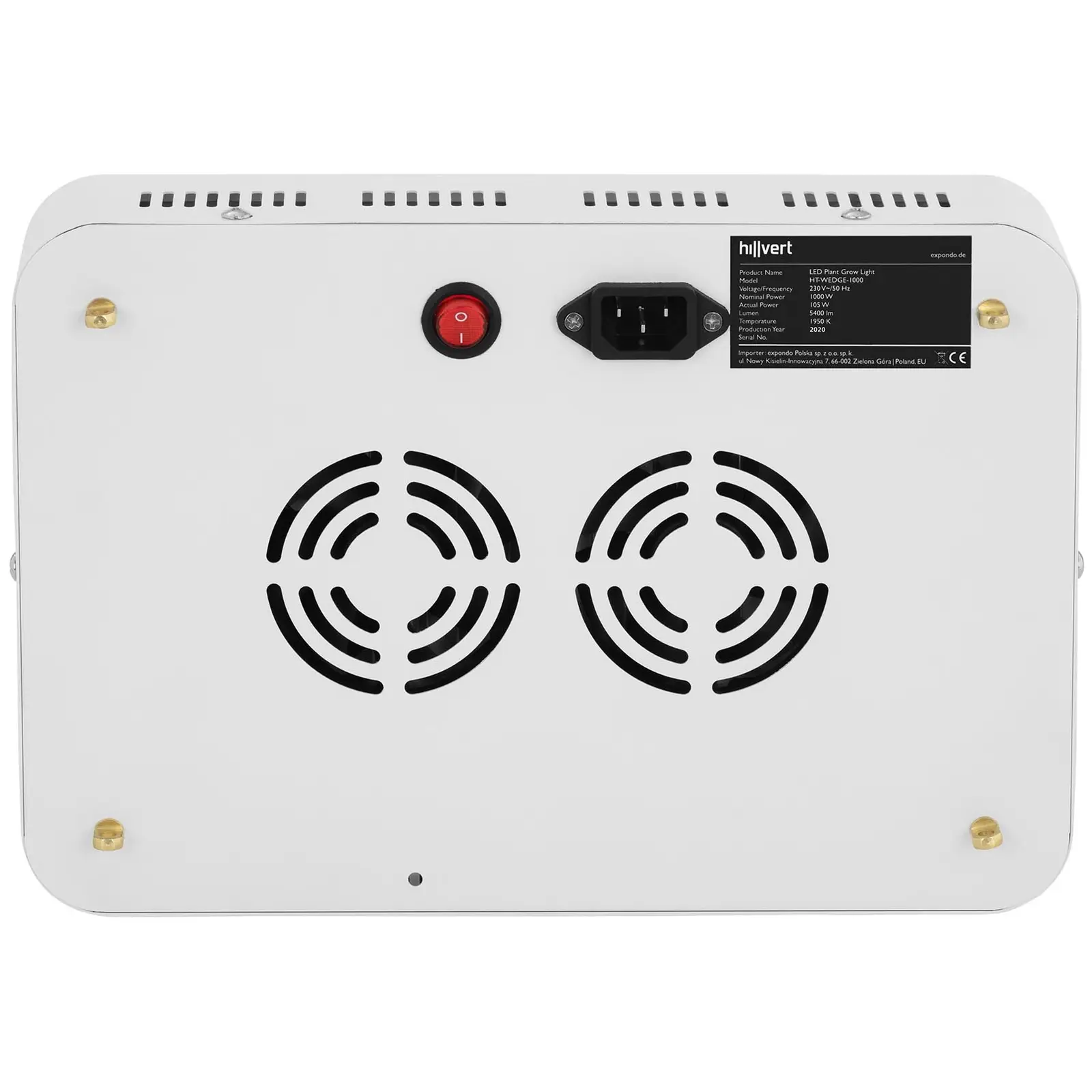 LED osvětlení pro pěstování rostlin - 1 000 W - 5 383 lumenů (Lumen: 5400)