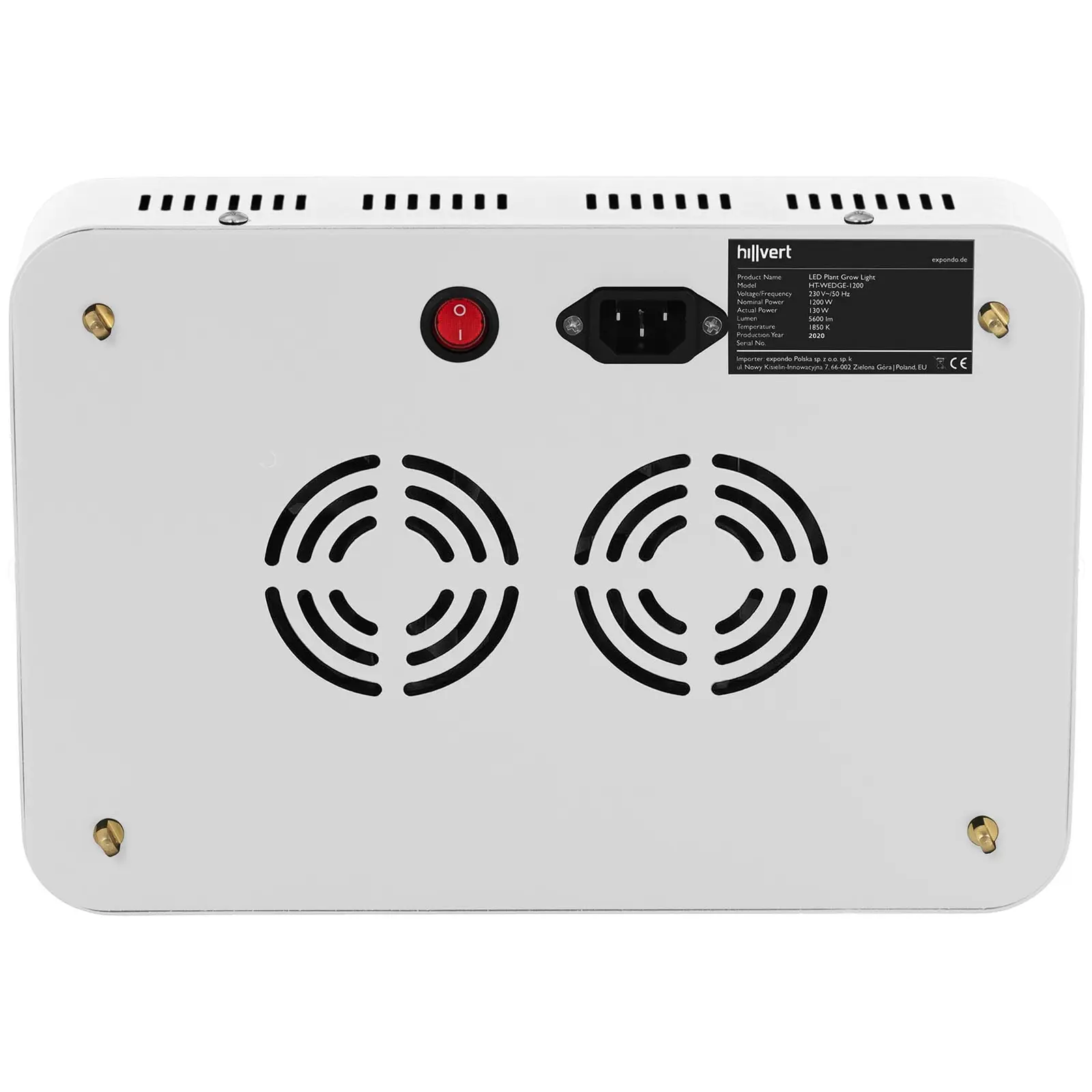 Lampe pour plante - LED - 1 200 W - 5 637 lumens (Flux lumineux [lm]: 5600)