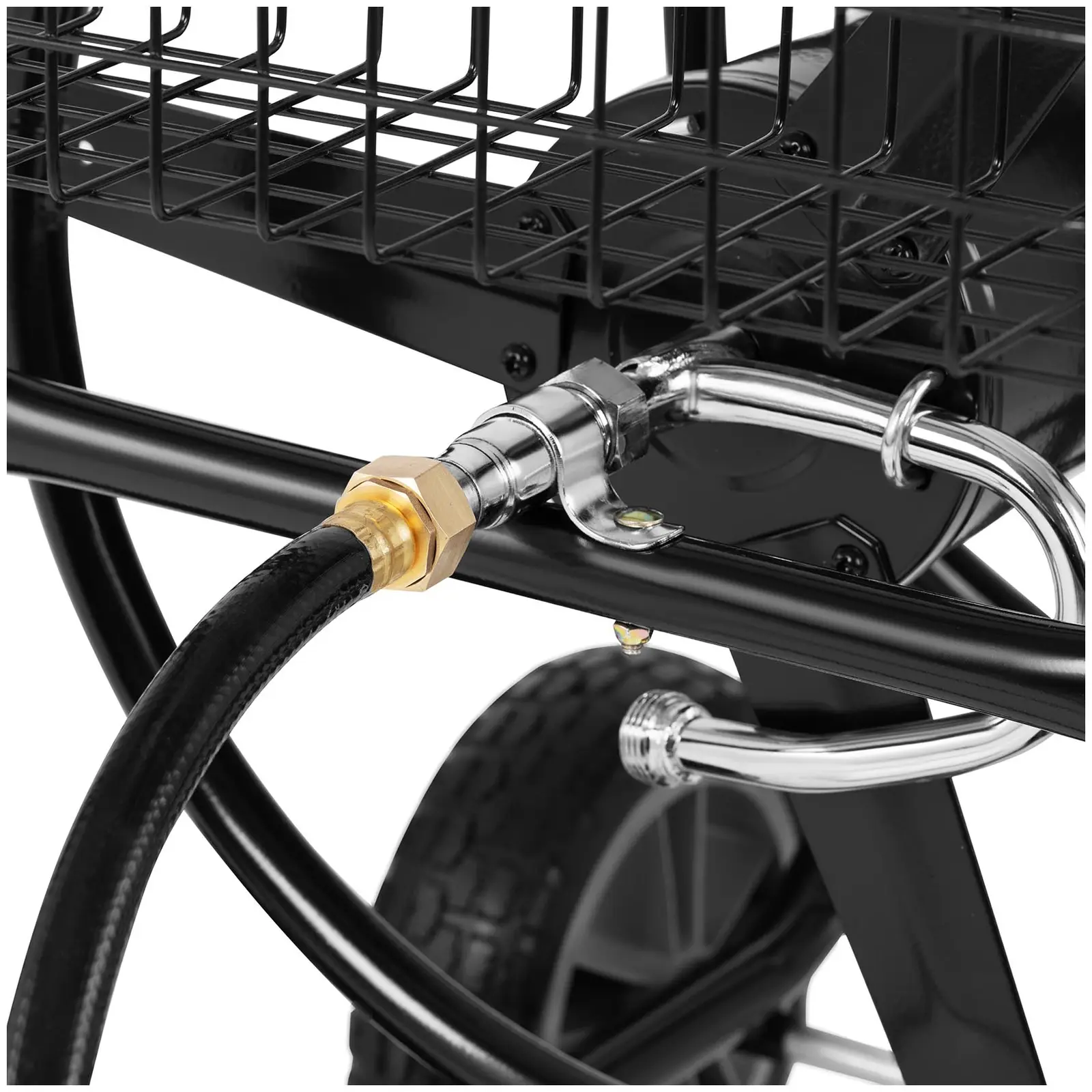 Enrouleur tuyau arrosage - 90 m (Taille du raccord d'eau: M24 (24mm))
