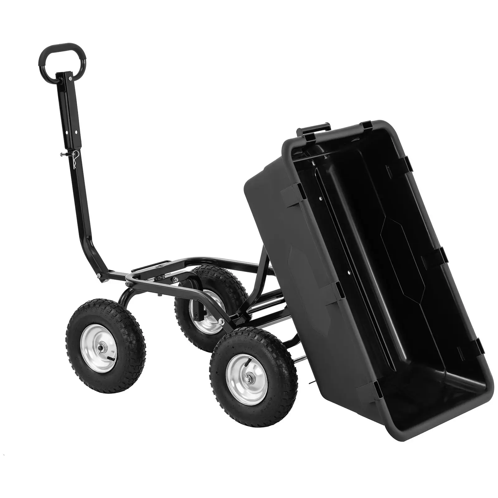 Градинска самосвална количка - 550 кг - накланяща се - 150 л