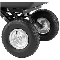 Vrtni deponijski voziček - 550 kg - nagiben - 150 L