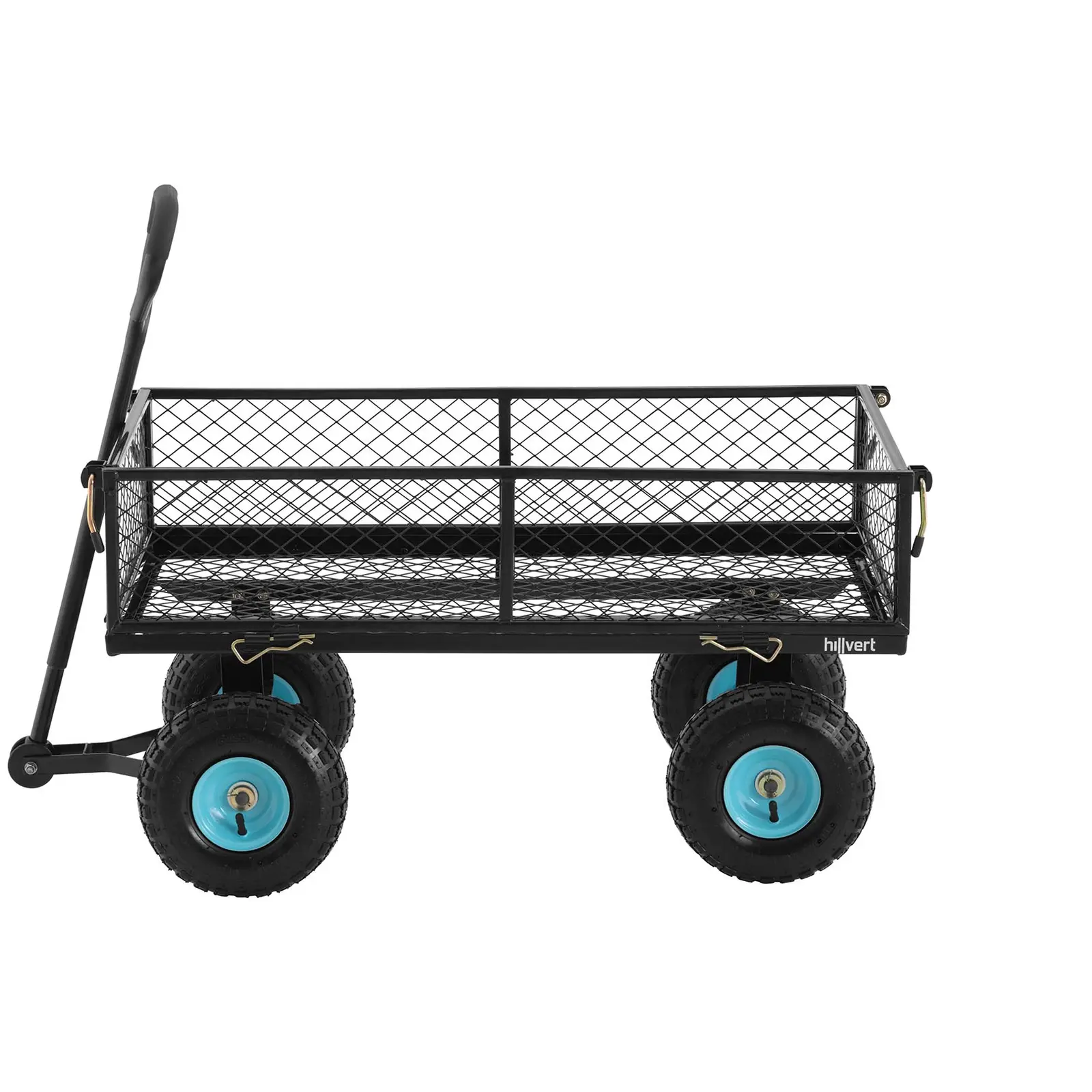 Carrello pieghevole da giardinaggio - 4 ruote - 300 kg