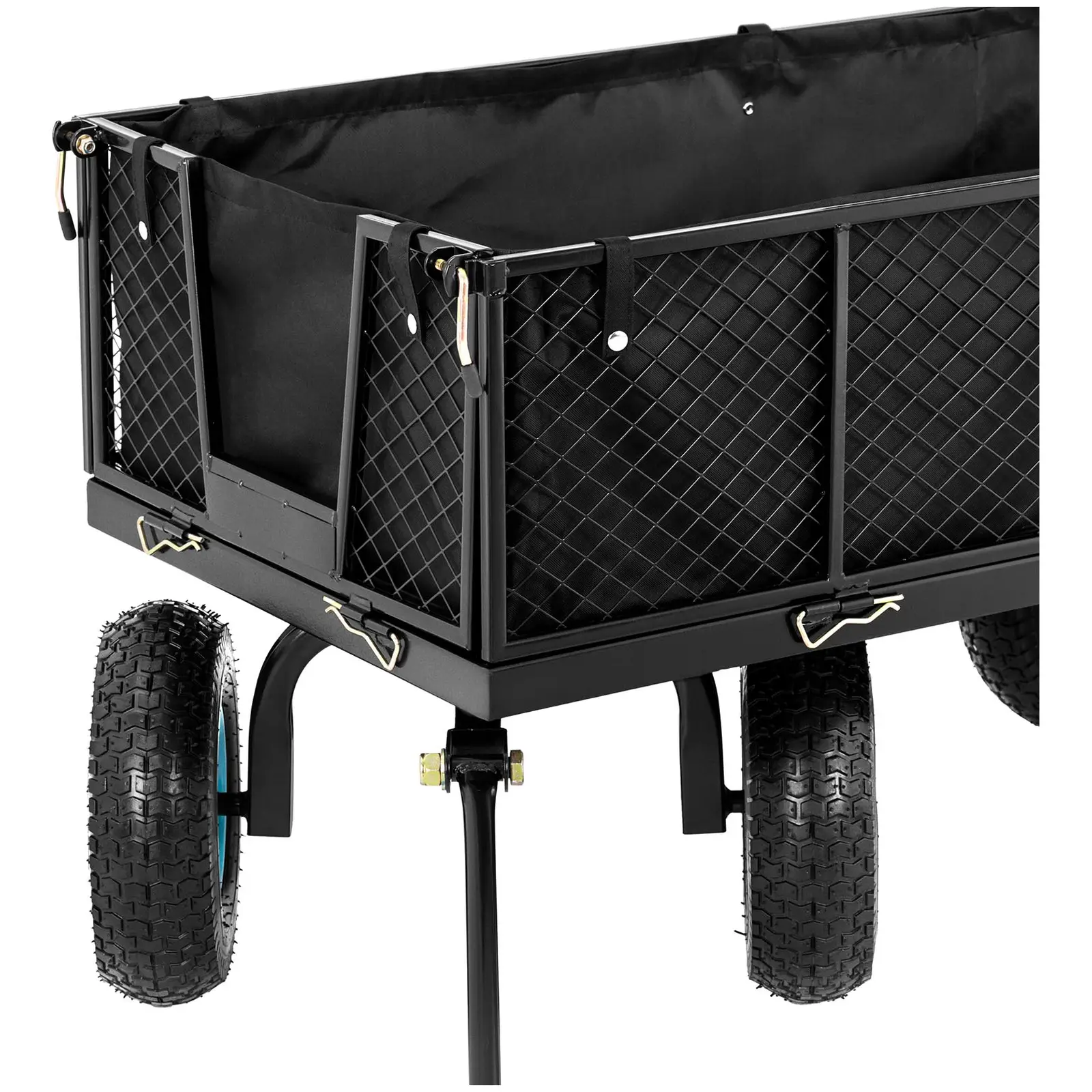 Carrello pieghevole da giardinaggio - 4 ruote - 550 kg