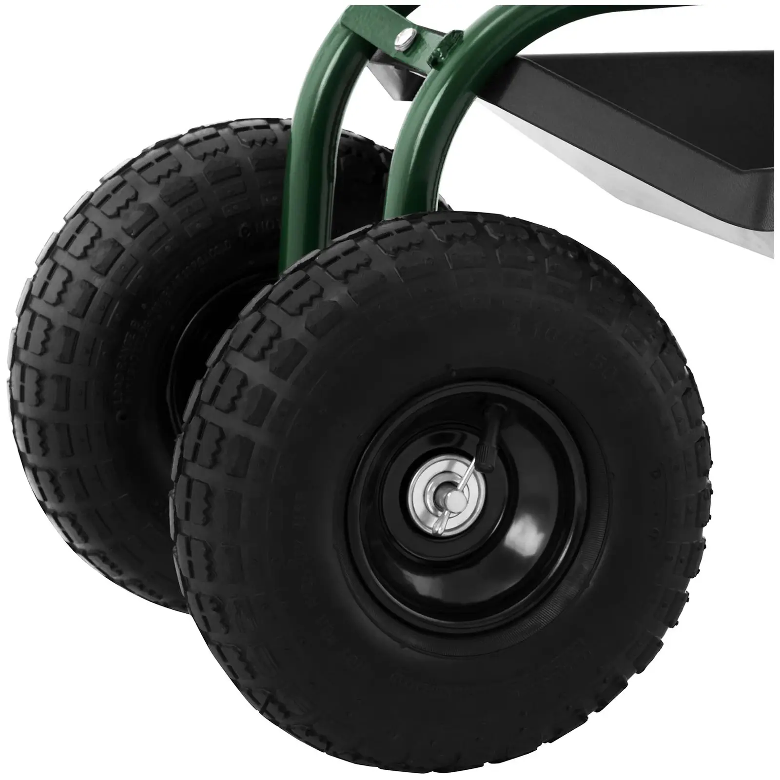 Mobilní zahradní sedačka - 150 kg - výškově nastavitelná (Rozměry sedadla [cm]: 45 x 37.5)