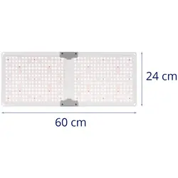 Lâmpada LED para plantas - espectro total - 2,000 W - 468 LED