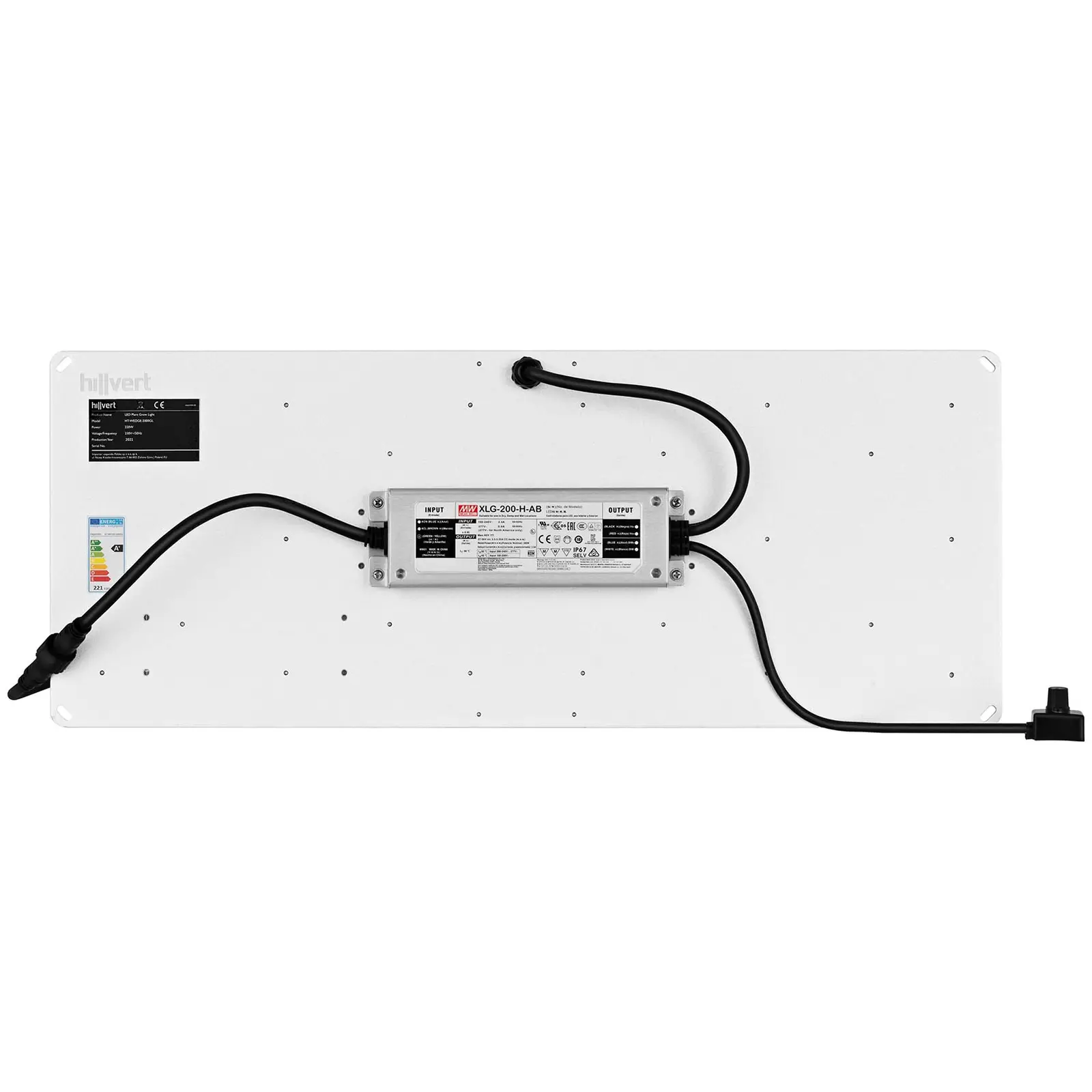 Lámpara LED para plantas - Espectro completo - 2,000 W - 468 LED - 20.000 lúmenes