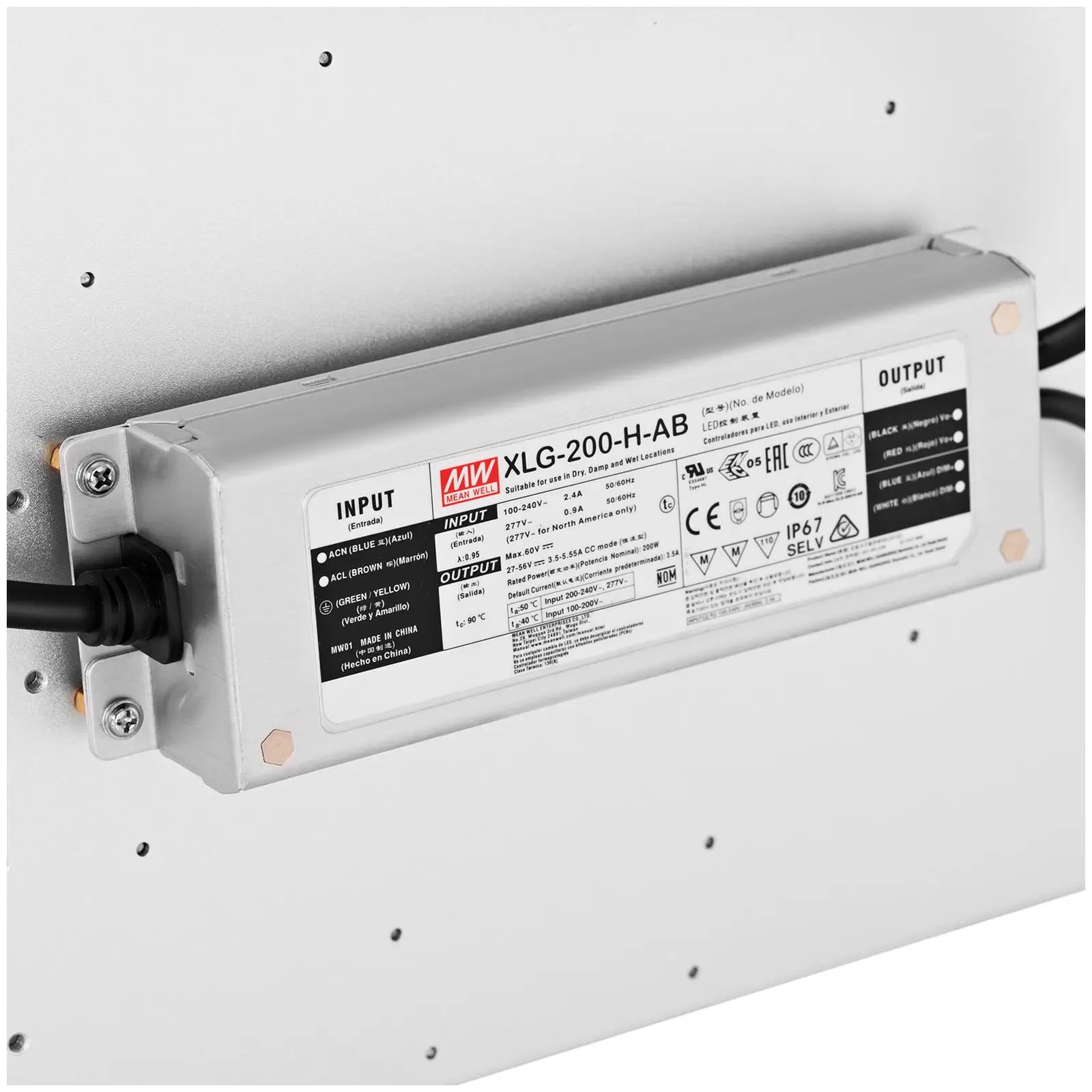 LED-Pflanzenlampe - Vollspektrum - 2,000 W - 468 LED - 20.000 Lumen (Leistungsaufnahme max.: 220 W)