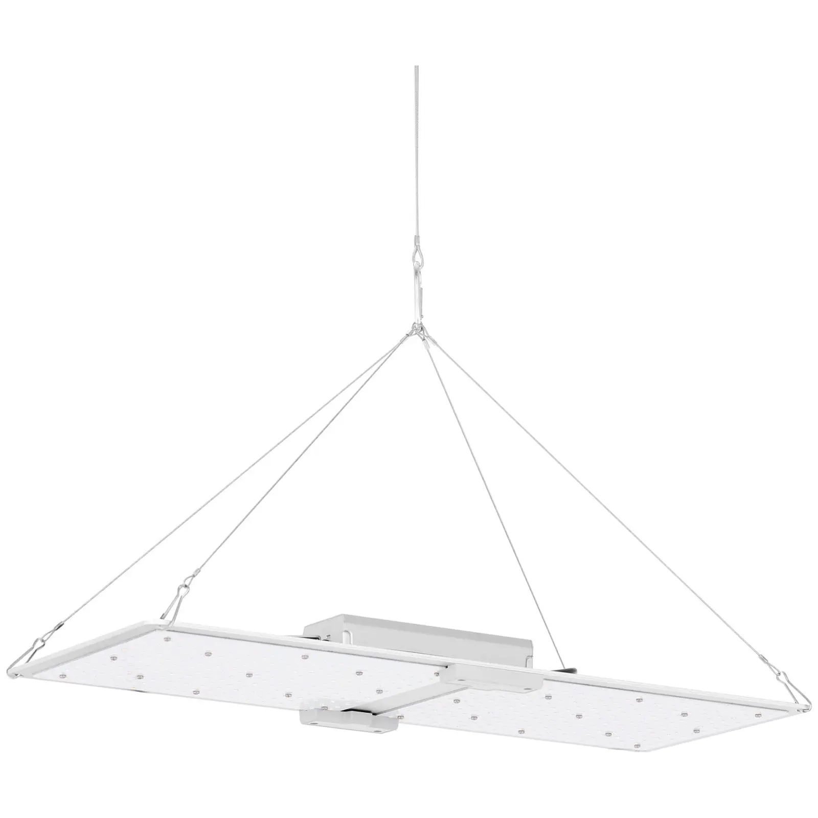 LED-Pflanzenlampe - Vollspektrum - 2,000 W - 468 LED - 20.000 Lumen (Farbe: Silbern)