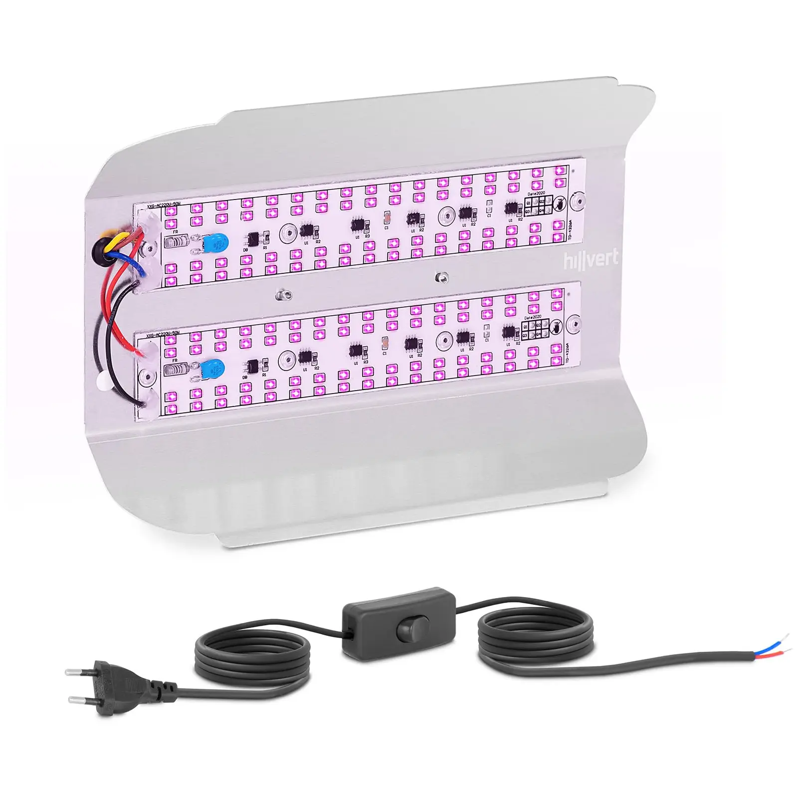 Lámpara LED para plantas - Espectro completo - 100 W - 136 LED - 6.000 lúmenes - clavija europea