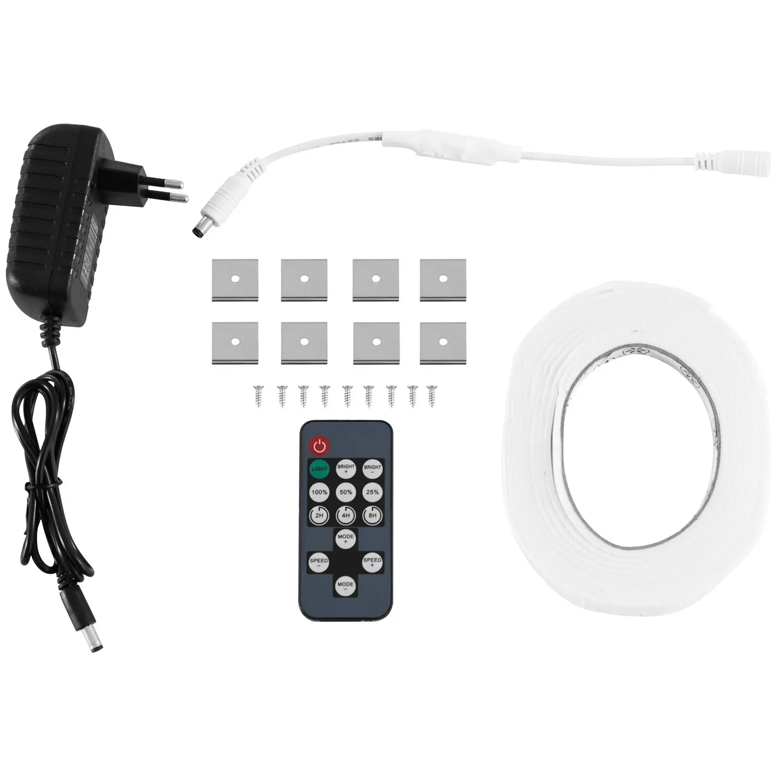 LED osvětlení pro pěstování rostlin - Červená / modrá - 20 W - euro zástrčka 120 LED - 1 600 lm - 4 ks (Maximální spotřeba energie: 20 W)