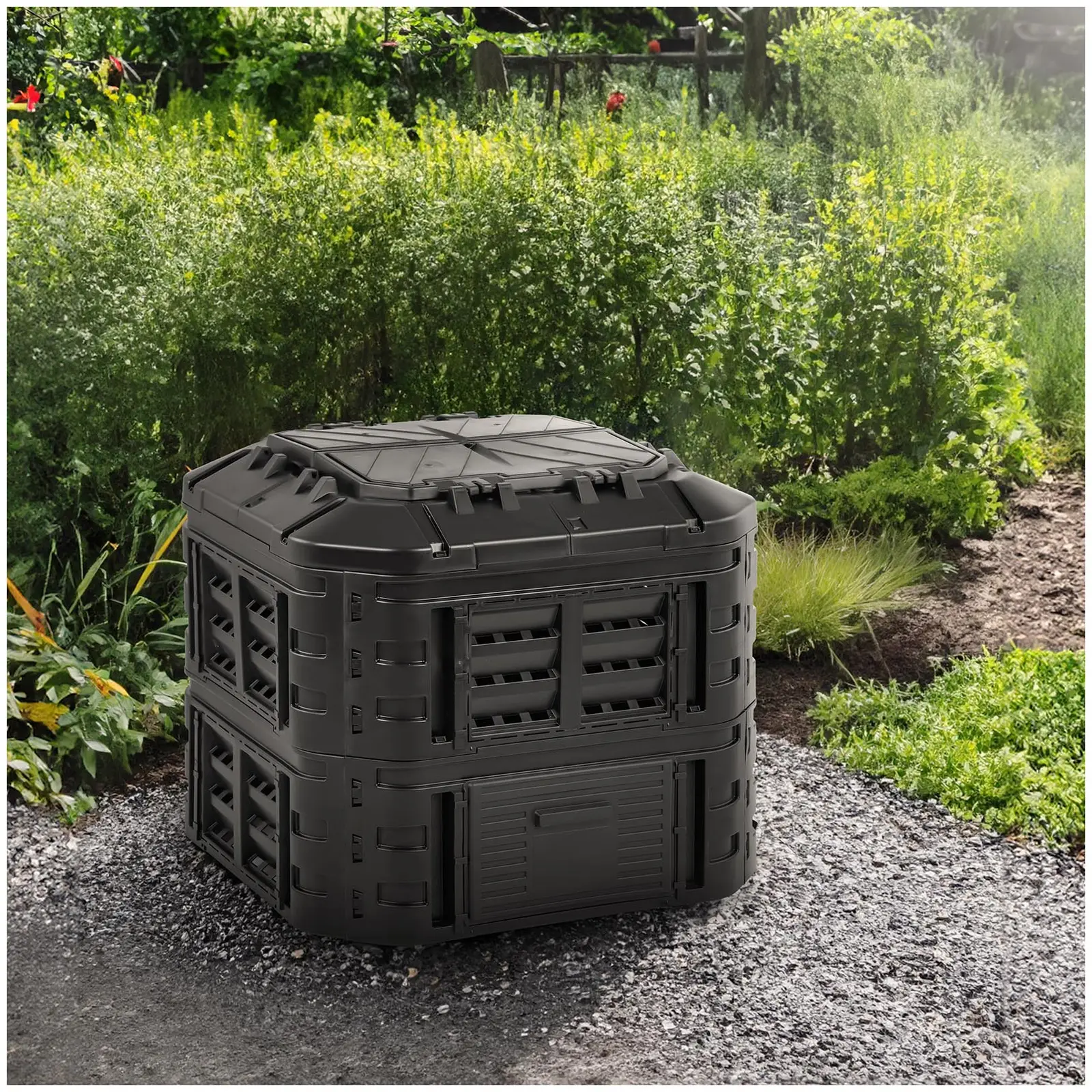 Градински контейнер за компост - 600 л