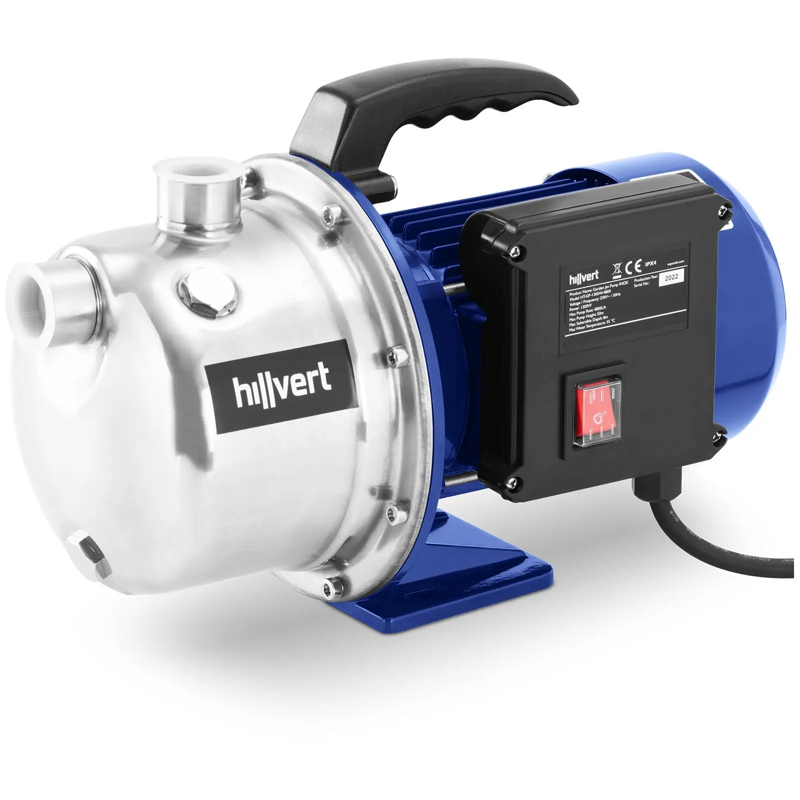 Bevattningspump - 1300 W - 5 m³/h - Pumphuvud: rostfritt stål