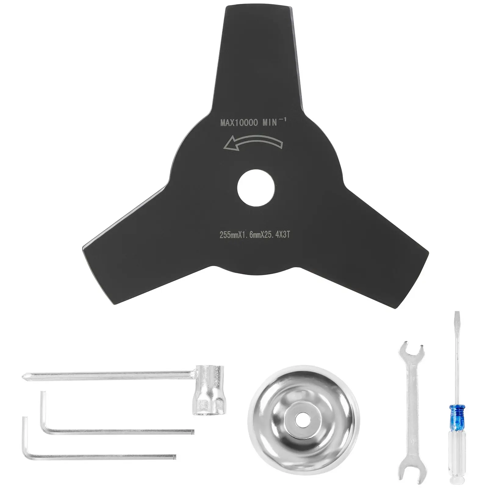 4-in-1 Benzin-Multifunktionsgerät - 1600 W - Rasentrimmer + Motorsense + Heckenschere + Hochentaster