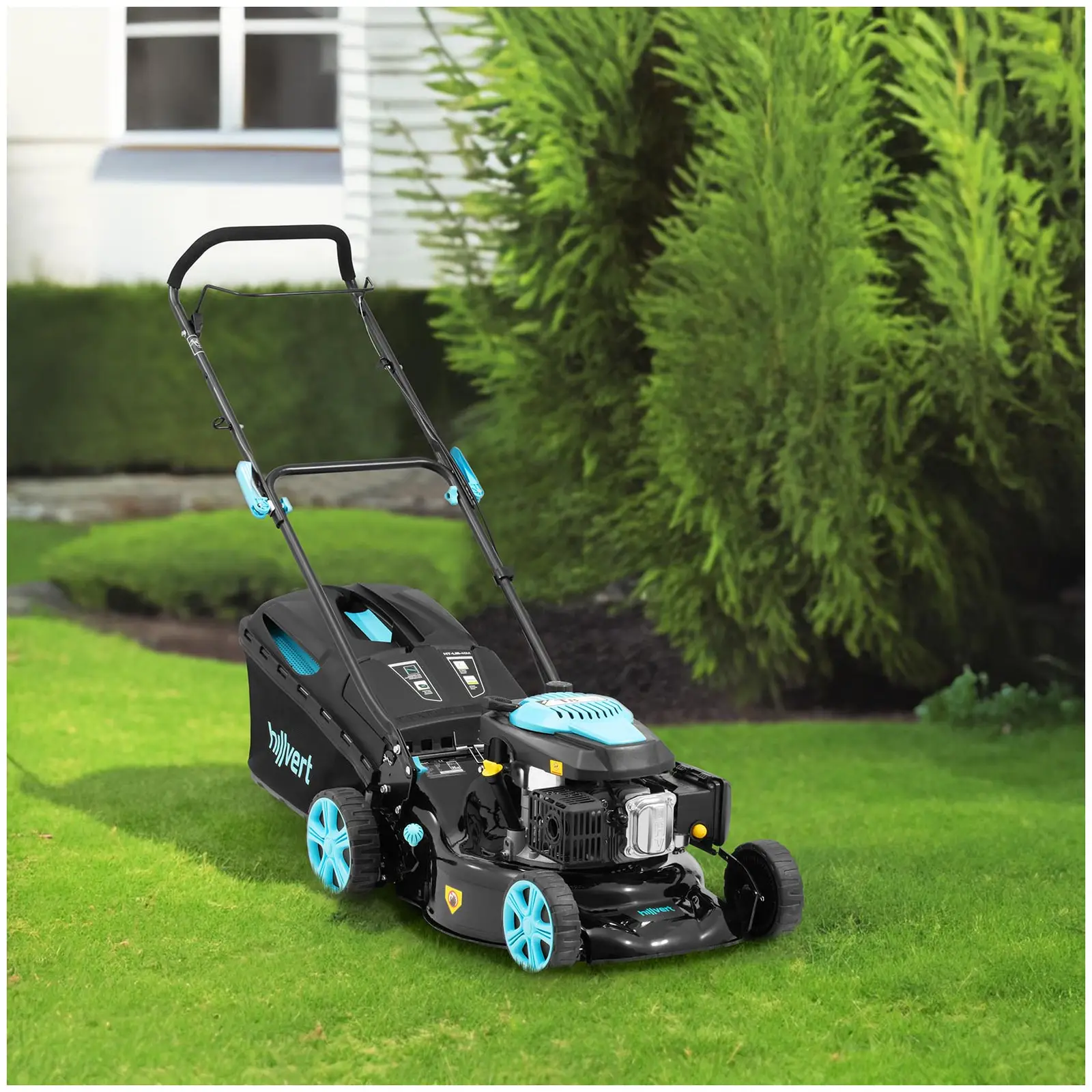 Tondeuse à gazon thermique - 3.3 kW / 173 cm³ - Largeur de coupe de 457 mm (Volume bac(s) de ramassage: 60 l)