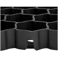 Gazonroosters - 60 x 40 x 4 cm - 4 stuks - zwart