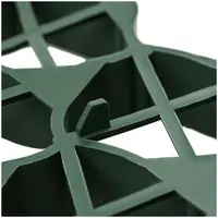 Grigliato carrabile - 60 x 40 x 3 cm - 4 pezzi - verde
