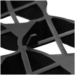 Grigliato carrabile - 60 x 40 x 3 cm - 4 pezzi - nero