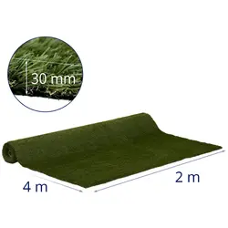 Umělý trávník - 403 x 200 cm - výška: 30 mm - hustota stehů: 20/10 cm - odolný proti UV záření