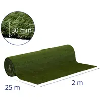 Artificial grass - 200 x 2500 cm - Height: 30 mm - Stitch rate: 20/10 cm - UV-resistant