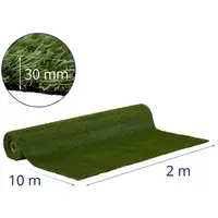 Umelý trávnik - 1036 x 200 cm - výška: 30 mm - hustota stehu: 20/10 cm - odolný proti UV žiareniu
