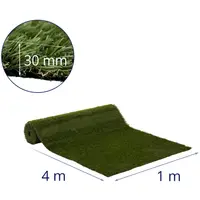 Artificial grass - 100 x 400 cm - Height: 30 mm - Stitch rate: 20/10 cm - UV-resistant