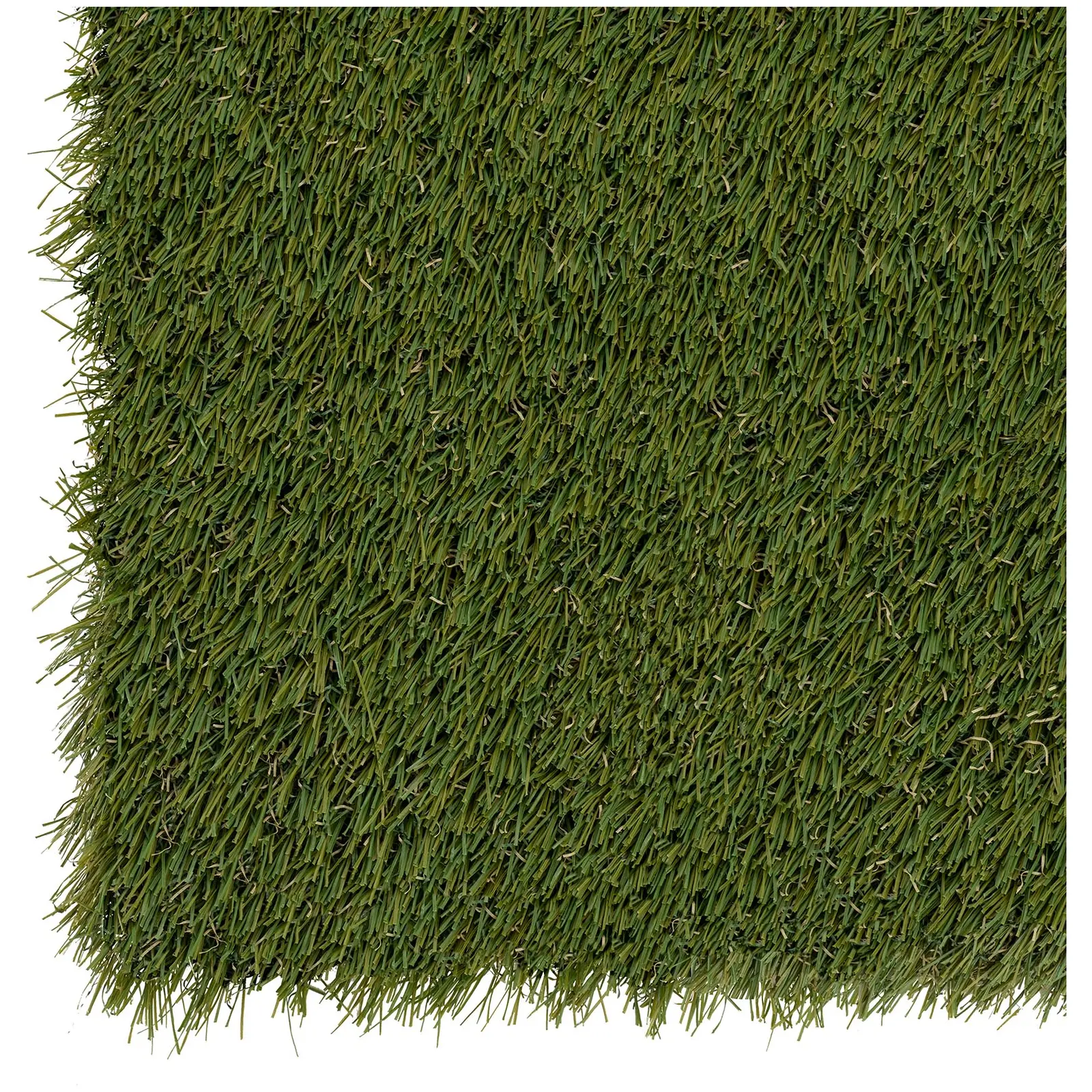 Umělý trávník - 100 x 100 cm - výška: 30 mm - hustota stehů: 20/10 cm - odolný proti UV záření (Drenáž: Ano)