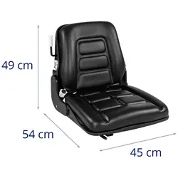 Tractor seat - 46 x 42 cm - adjustable