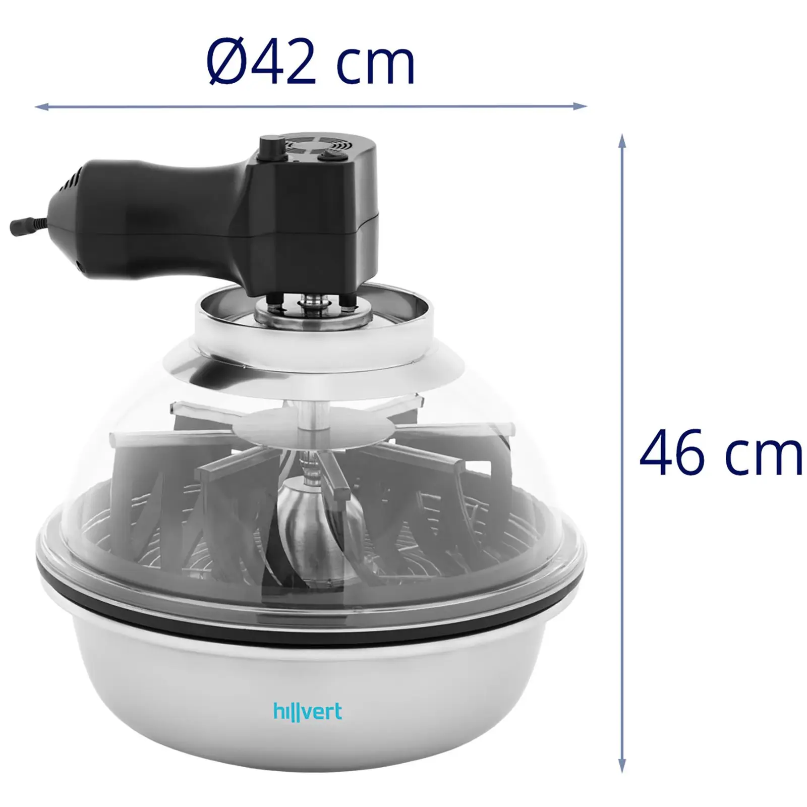 Effeuilleuse manuelle/électrique - 96 W - Ø 425 mm