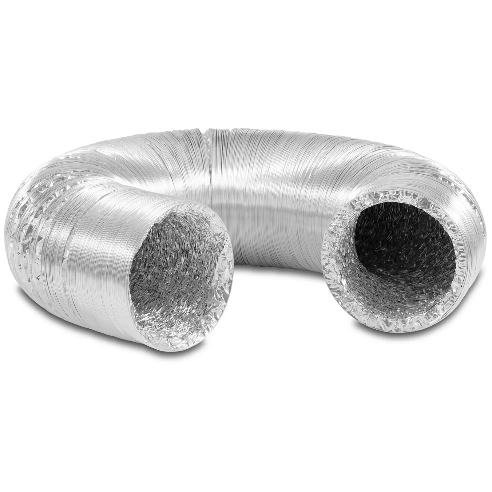 Uitlaatslang - Ø 125 mm - 10 m lengte - aluminium - Productafbeelding