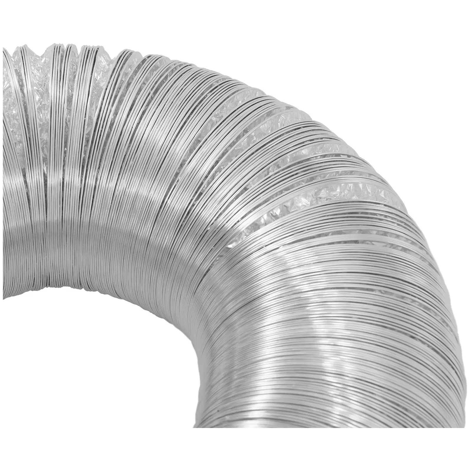 Gaine de ventilation - Ø 125 mm - longueur 10 m - aluminium