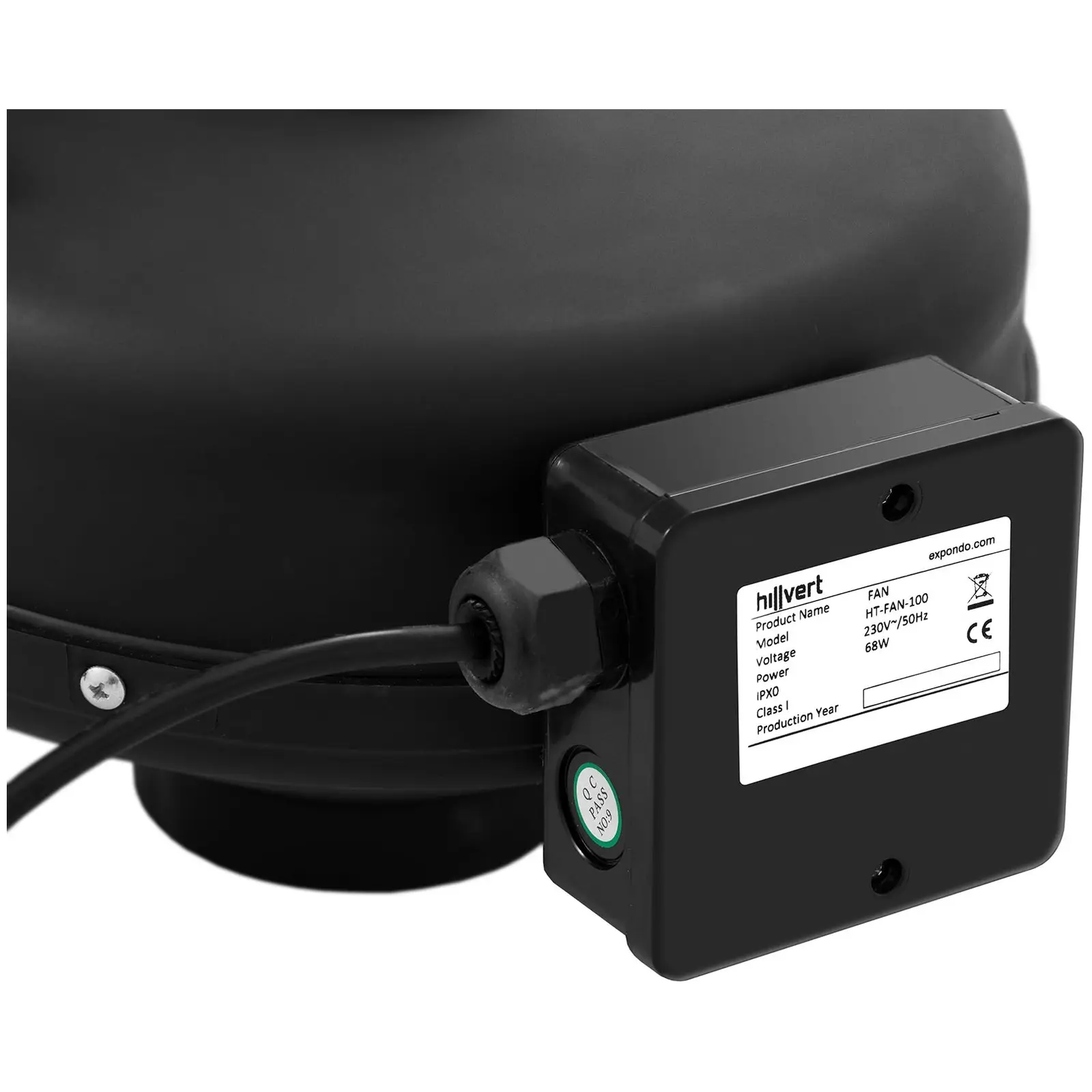 Ventilador extractor de aire - 60 W - 98.5 mm - 2509 rpm