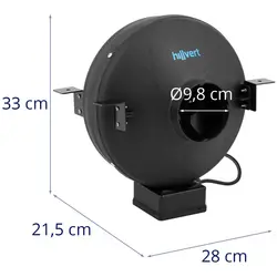 Ventilatore tubolare - 60 W - 98,5 mm - 2.509 giri/min