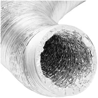Kit de ventilação - filtro de carvão ativado 30 cm / ventilador de extração / tubo de ventilação - 249,6 m³/h - saída Ø100 mm