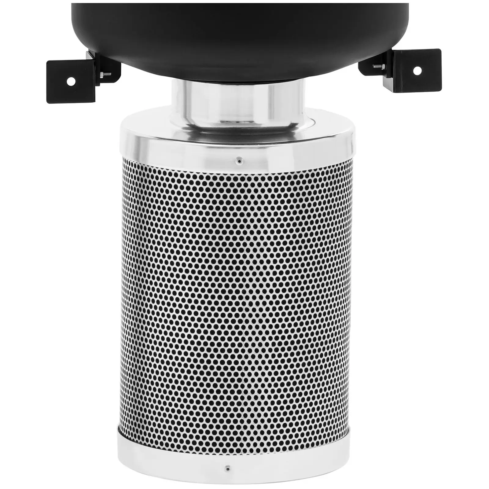 Súprava na odvádzanie odpadového vzduchu - 30 cm - filter s aktívnym uhlím/potrubný ventilátor/odsávacia hadica - 249,6 m³/h - Ø 100 mm výstup