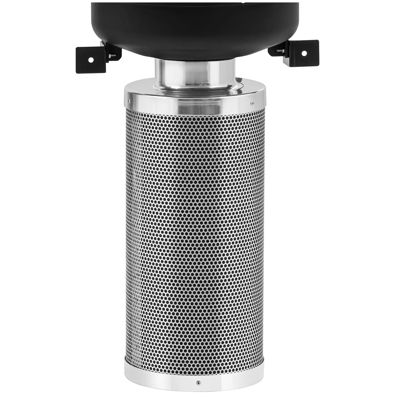 Súprava na odvádzanie odpadového vzduchu - 40 cm - filter s aktívnym uhlím/potrubný ventilátor/odsávacia hadica - 249,6 m³/h - výstup Ø 102 mm