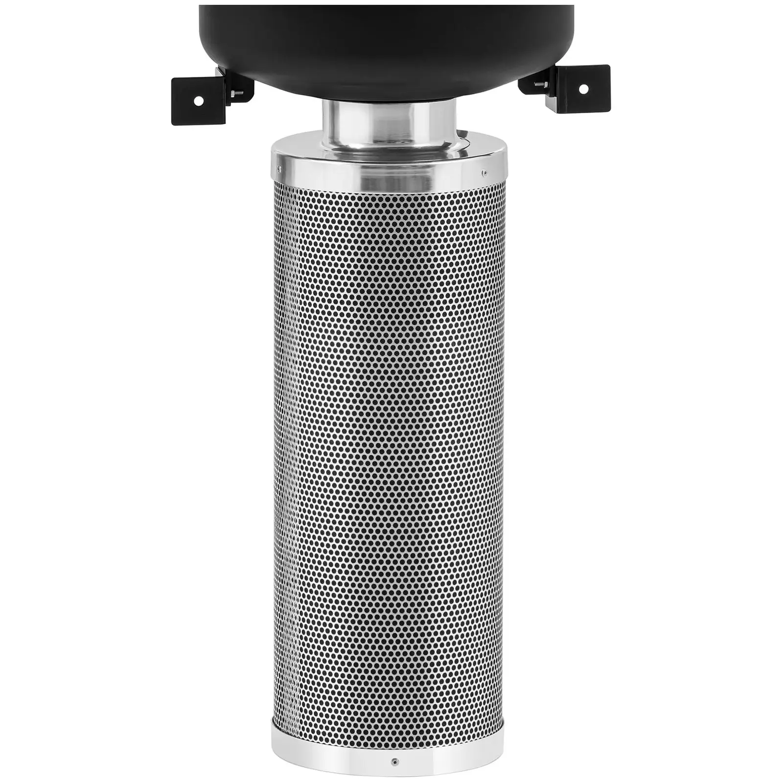 Ventilateur de conduit - filtre à charbon actif 50 cm / ventilateur tubulaire / tuyau d'évacuation - 249,6 m³/h - évacuation de Ø 102 mm