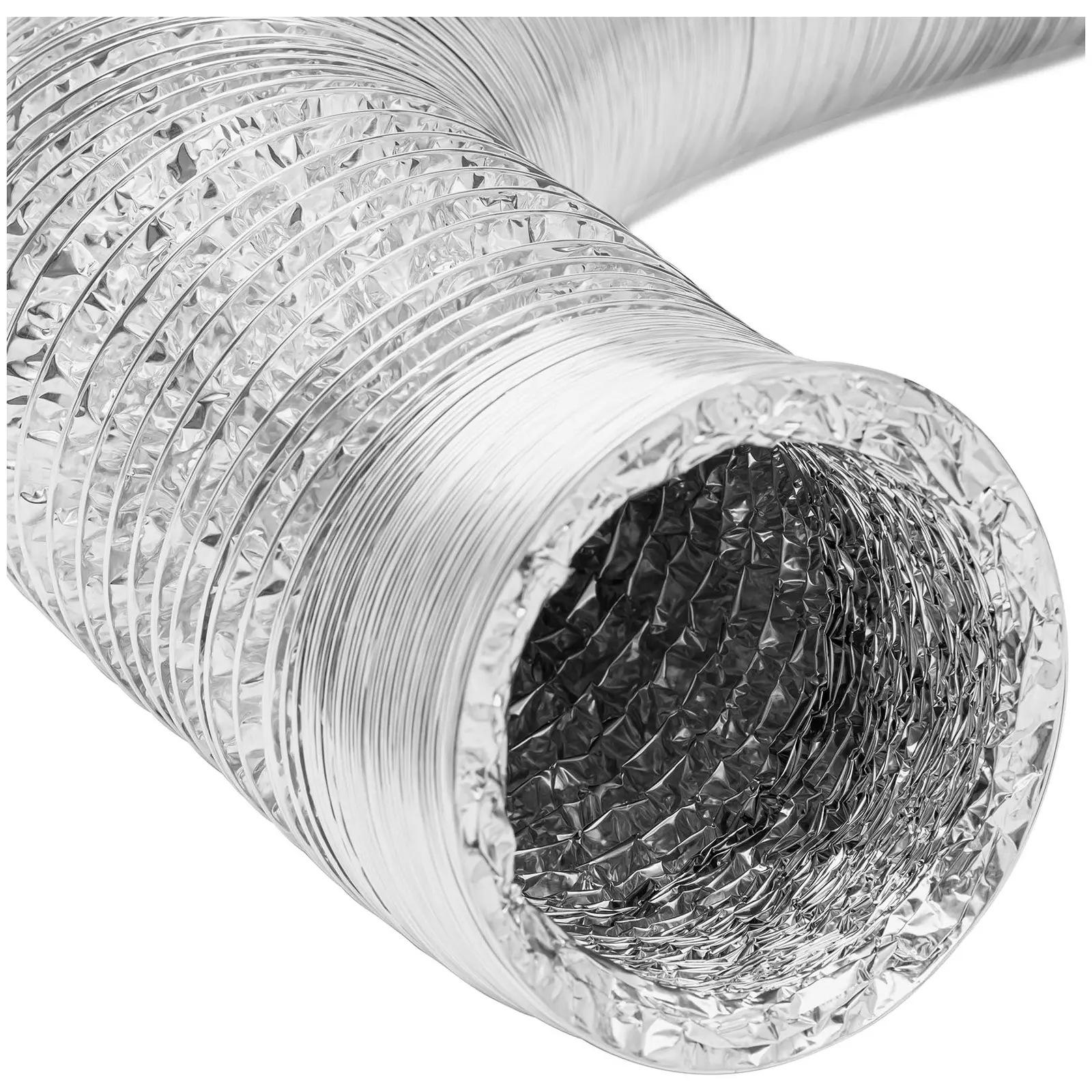 Sada pro odsávání vzduchu - filtr s aktivním uhlím / potrubní ventilátor / hadice pro odsávání vzduchu - Ø 130 mm výstupní otvor (Průměr výstupu: 124 mm)