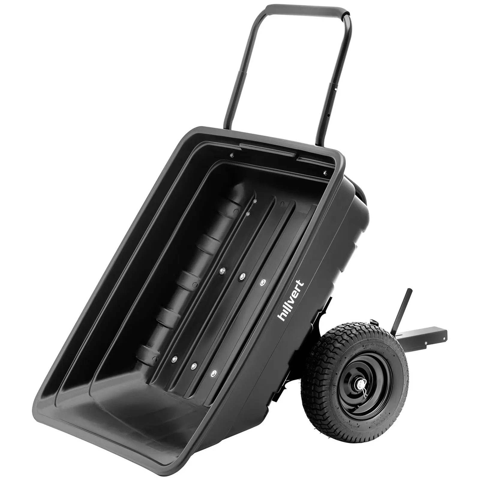 Zahradní vozík - s tažným zařízením - 300 kg - sklápěcí - 210 l