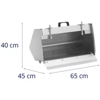 Contenitore polvere - 65 x 45 x 40 cm - Per spazzatrice HT-PS-600