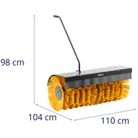 Lawn Sweeper - for single axles HT-WB-900 - 1000 mm working width