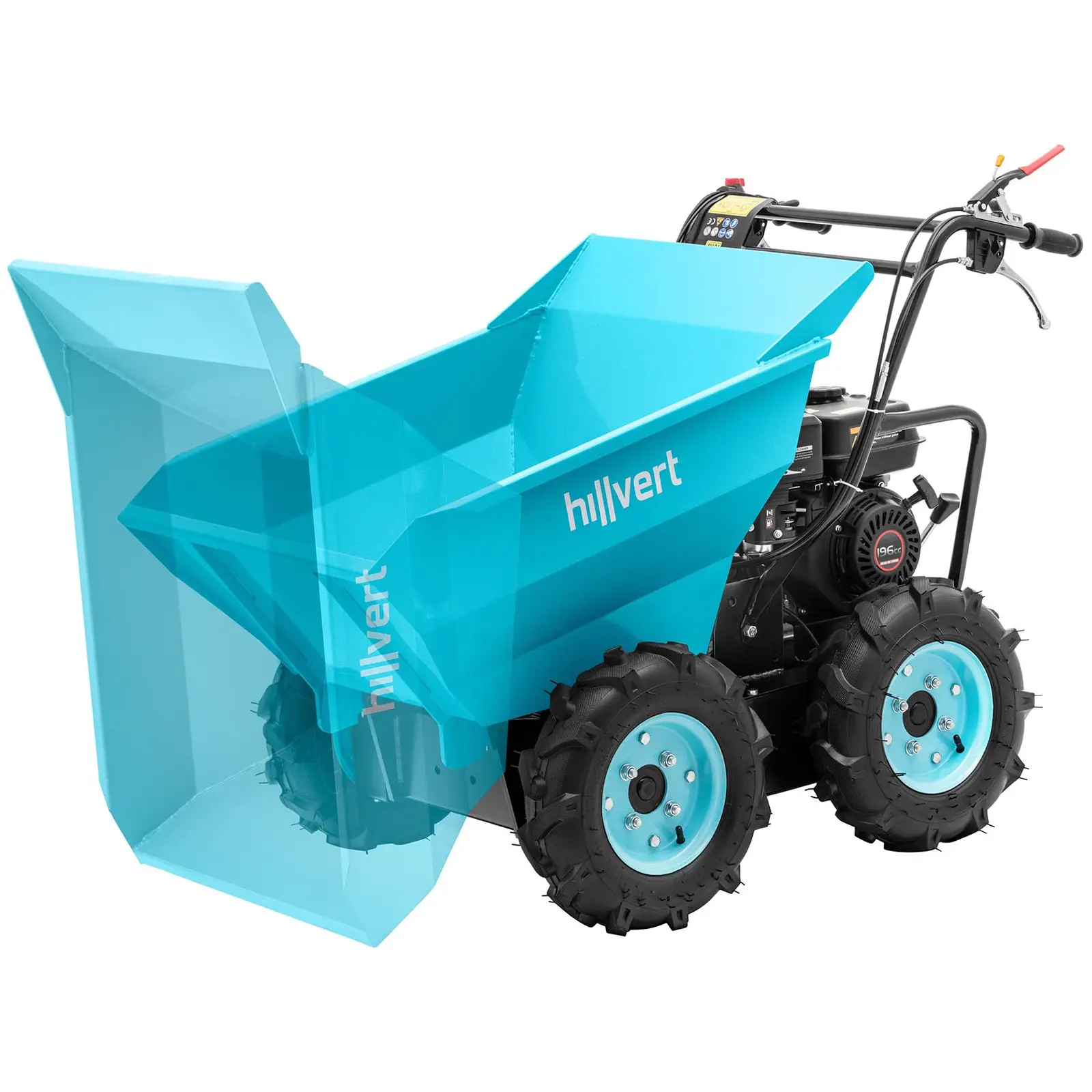 Motorové kolečko / dumper - 6.5 HP - 400 kg (Objem olejové nádrže: 0.6 l)