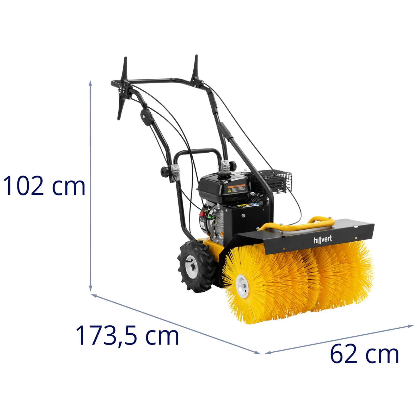 Čistač travnjaka - 208 cc, 4,1 kW - radna širina 700 mm